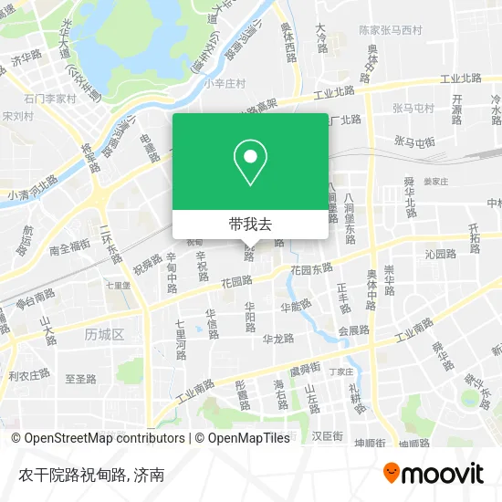农干院路祝甸路地图
