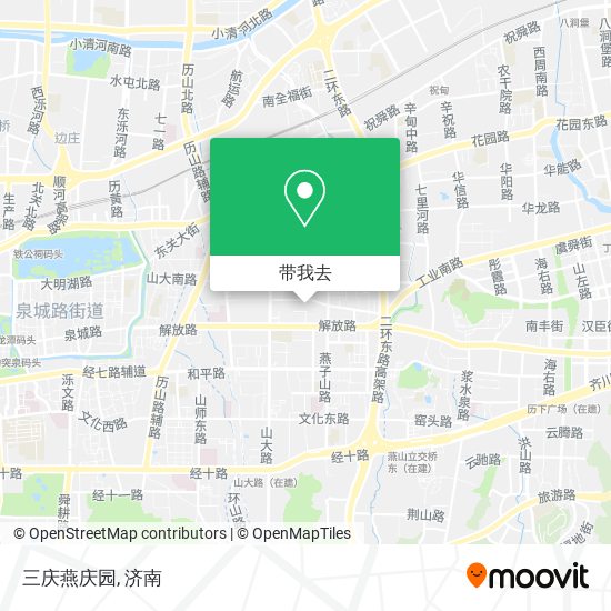 三庆燕庆园地图