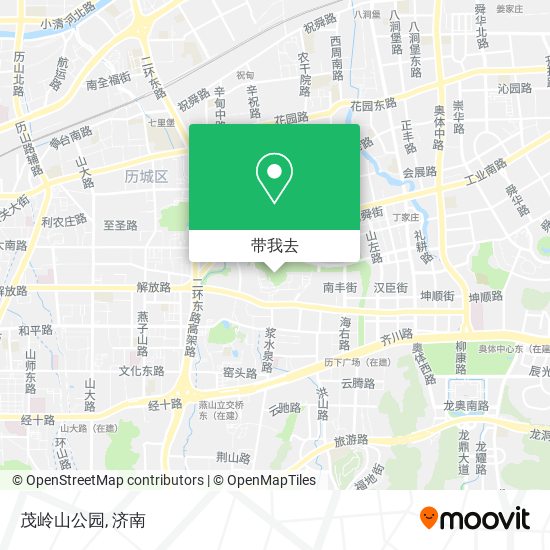 茂岭山公园地图