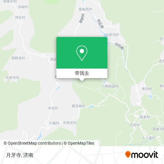 月牙寺地图
