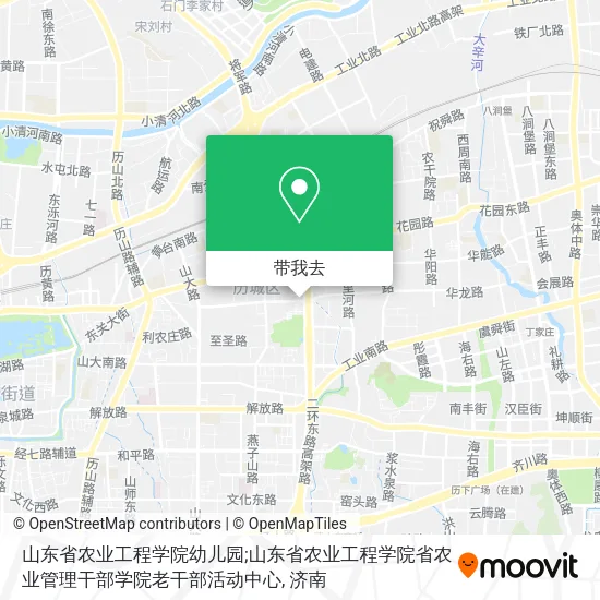 山东省农业工程学院幼儿园;山东省农业工程学院省农业管理干部学院老干部活动中心地图