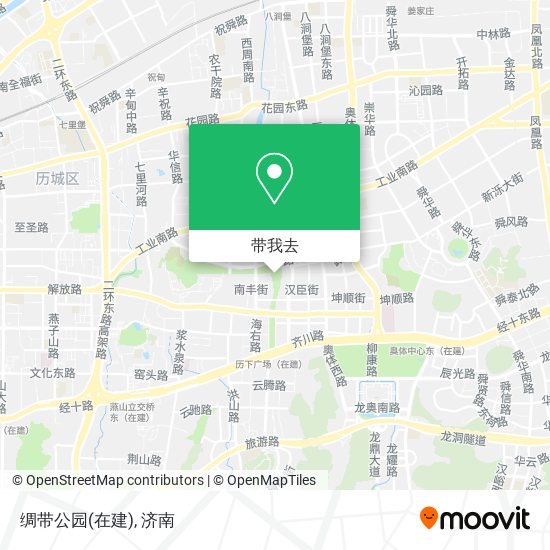 绸带公园(在建)地图