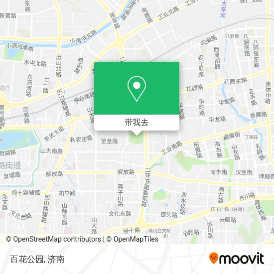 百花公园地图