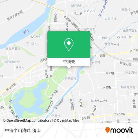 中海半山湾畔地图