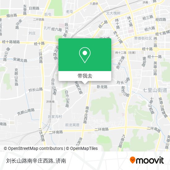 刘长山路南辛庄西路地图