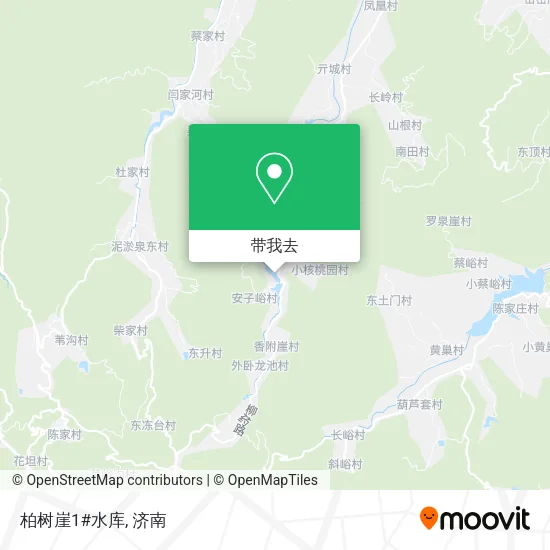 柏树崖1#水库地图
