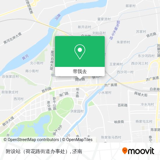 附设站（荷花路街道办事处）地图