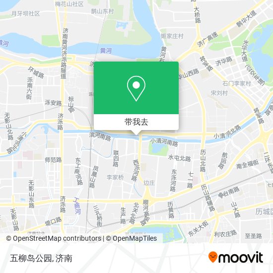 五柳岛公园地图