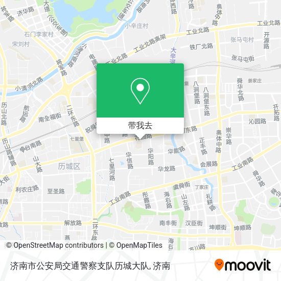 济南市公安局交通警察支队历城大队地图