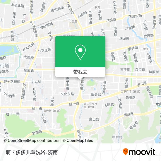 萌卡多多儿童洗浴地图