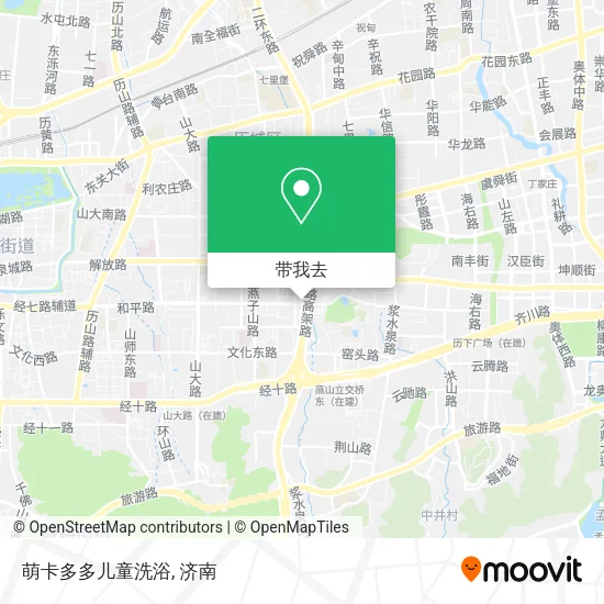 萌卡多多儿童洗浴地图