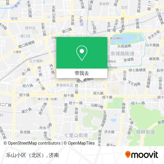 乐山小区（北区）地图