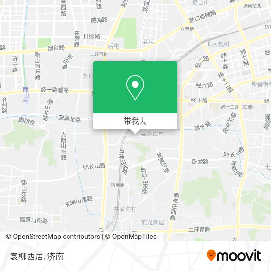 袁柳西居地图