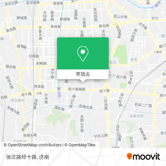 张庄路经十路地图