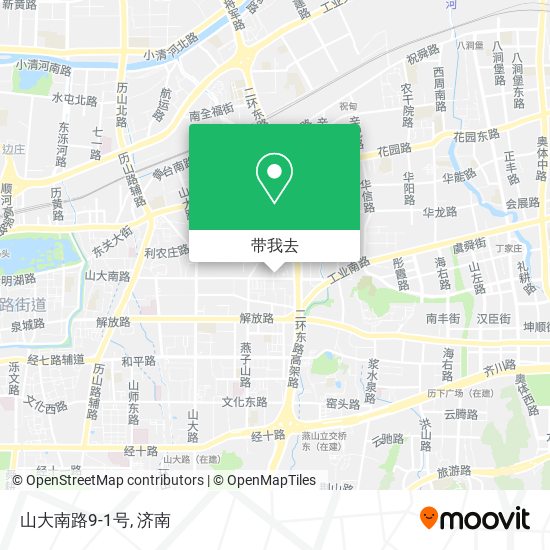 山大南路9-1号地图