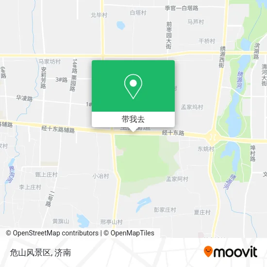 危山风景区地图