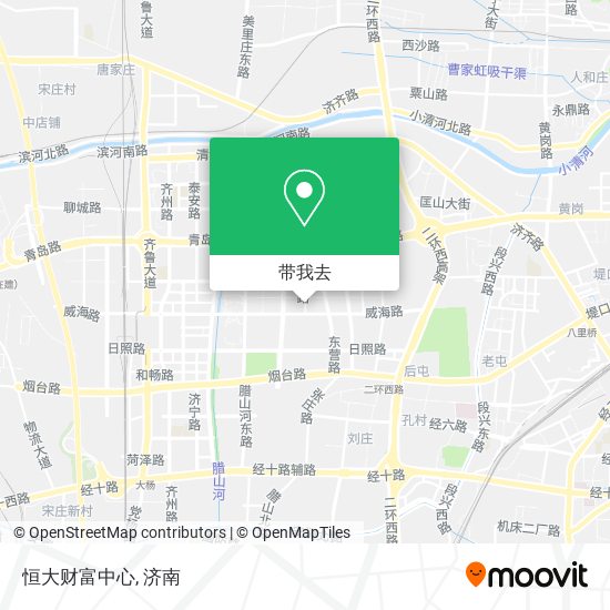 恒大财富中心地图