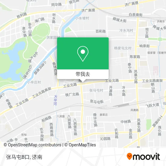 张马屯B口地图
