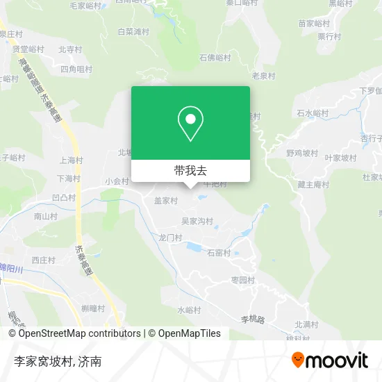 李家窝坡村地图