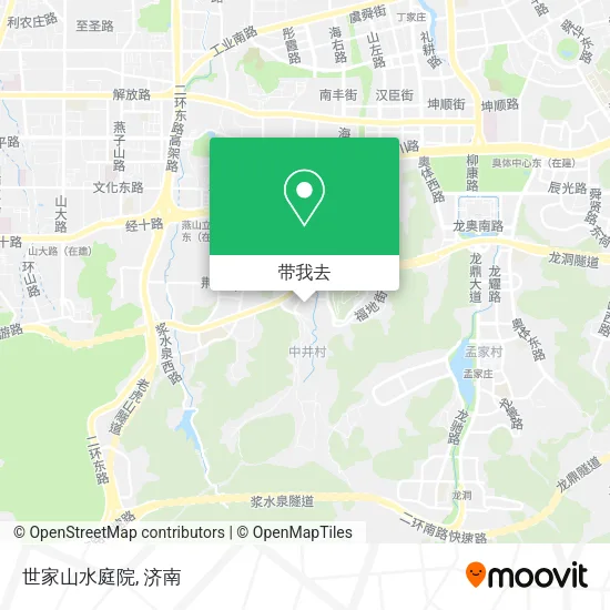 世家山水庭院地图