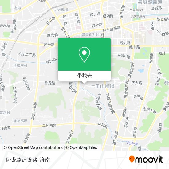 卧龙路建设路地图