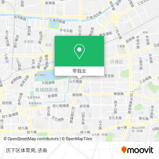历下区体育局地图