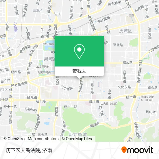 历下区人民法院地图