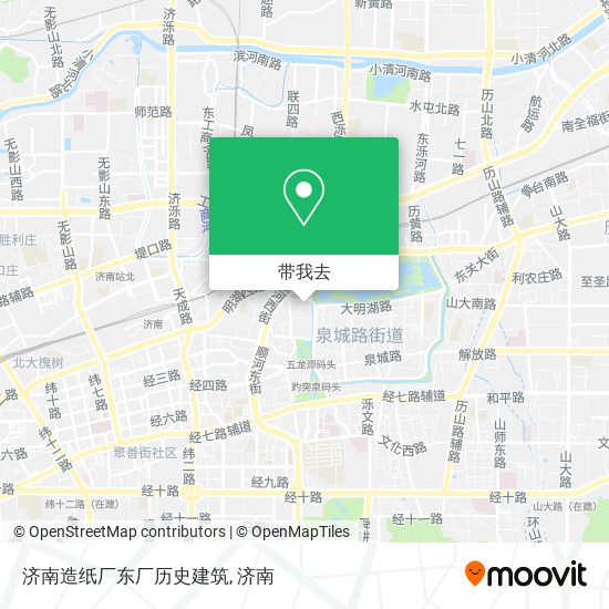 济南造纸厂东厂历史建筑地图