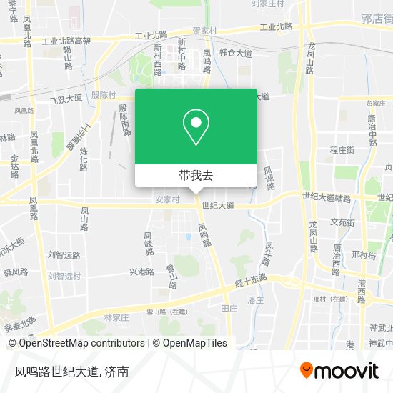 凤鸣路世纪大道地图