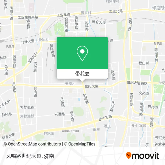 凤鸣路世纪大道地图