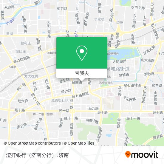 渣打银行（济南分行）地图