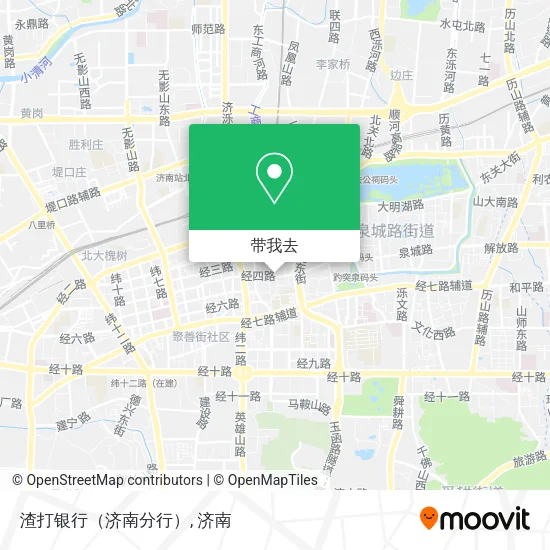 渣打银行（济南分行）地图