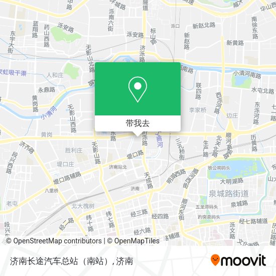 济南长途汽车总站（南站）地图