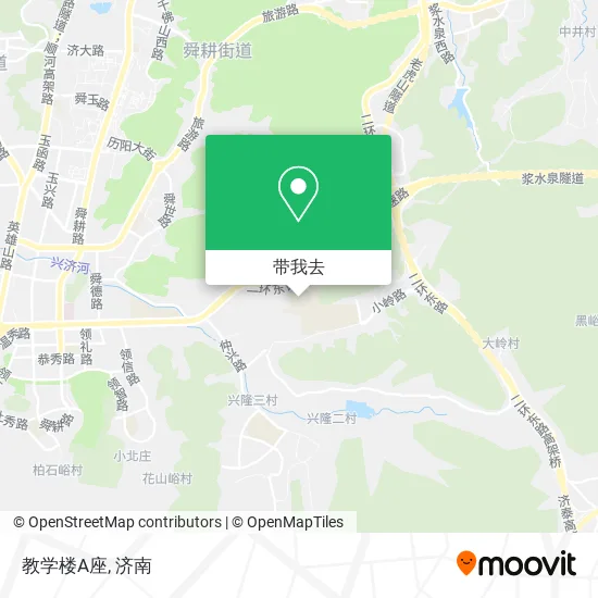 教学楼A座地图