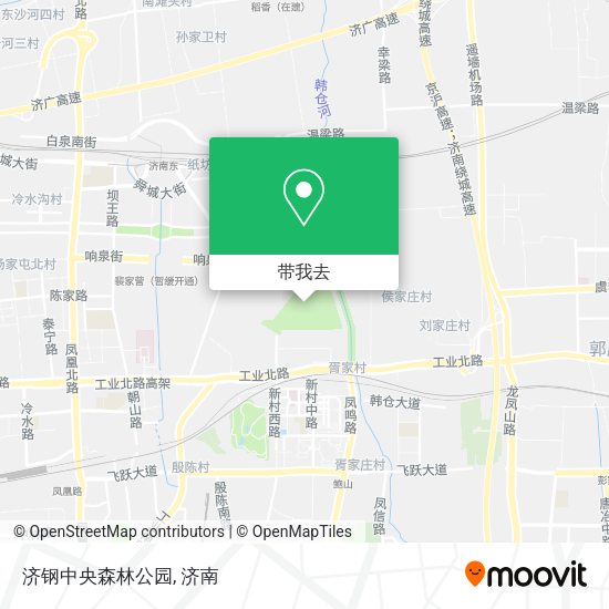 济钢中央森林公园地图