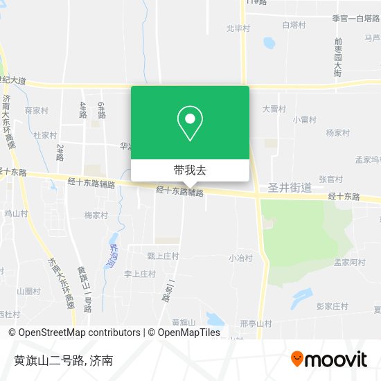 黄旗山二号路地图