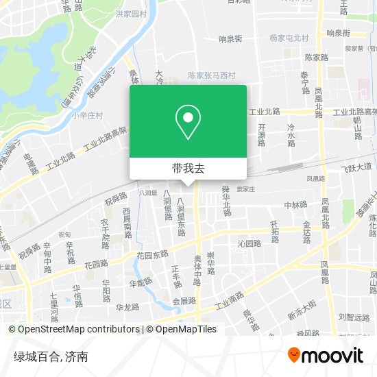 绿城百合地图