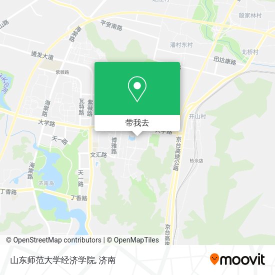山东师范大学经济学院地图
