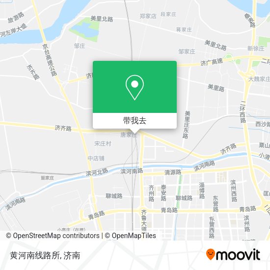 黄河南线路所地图