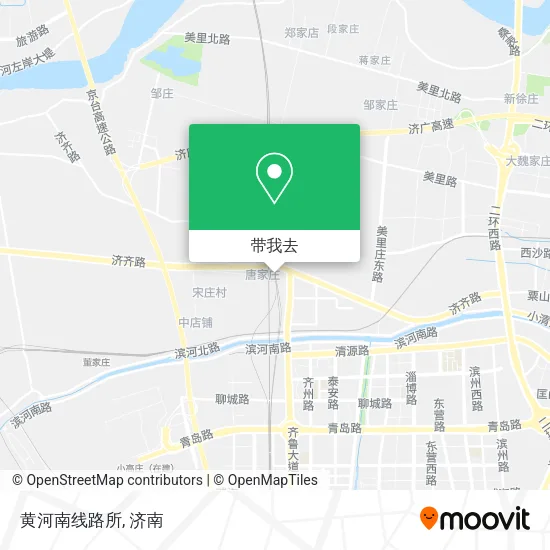 黄河南线路所地图