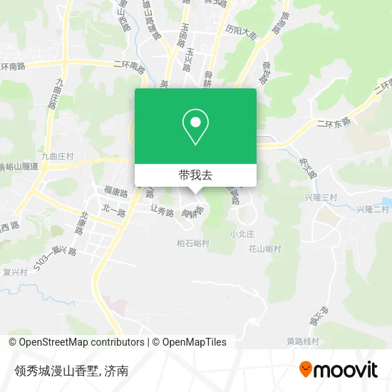 领秀城漫山香墅地图