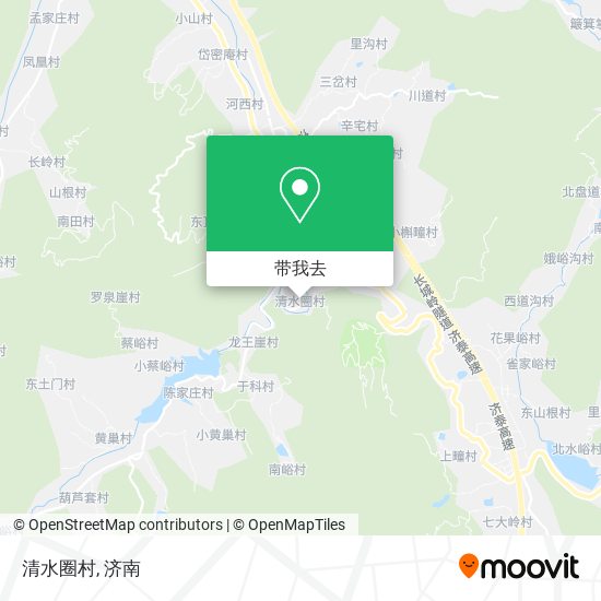 清水圈村地图