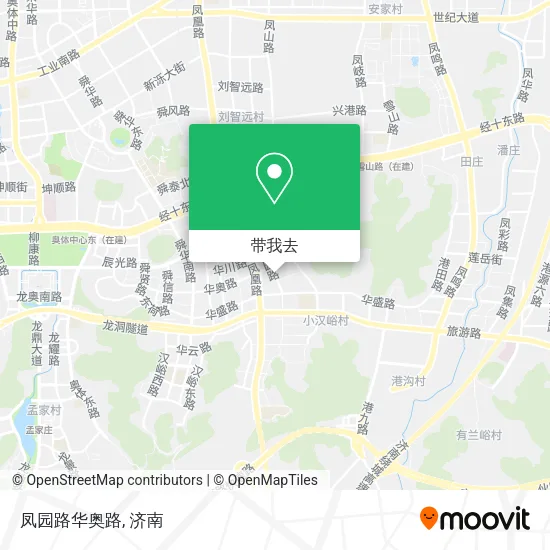 凤园路华奥路地图