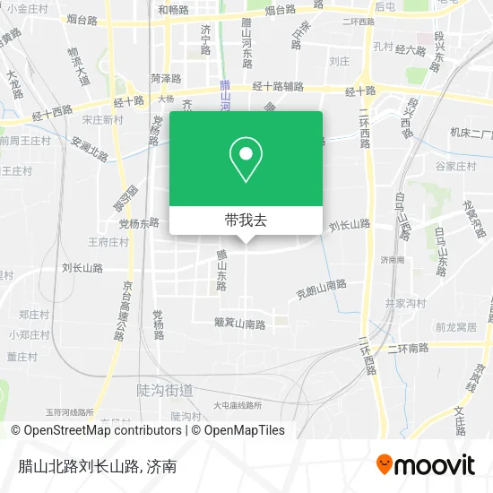 腊山北路刘长山路地图