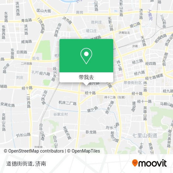 道德街街道地图