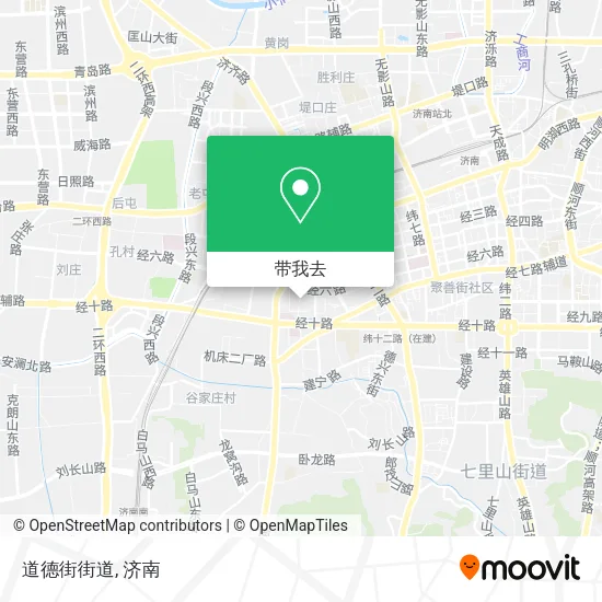 道德街街道地图
