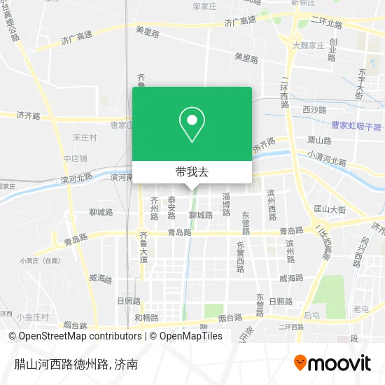 腊山河西路德州路地图