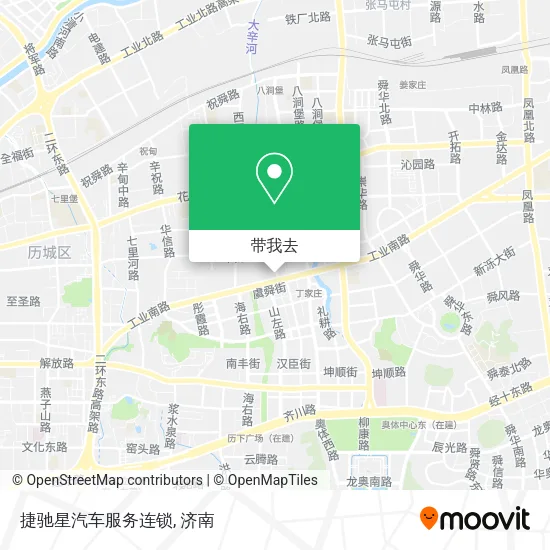 捷驰星汽车服务连锁地图