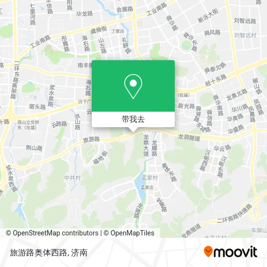旅游路奥体西路地图