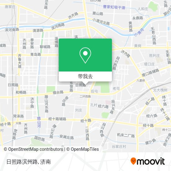 日照路滨州路地图